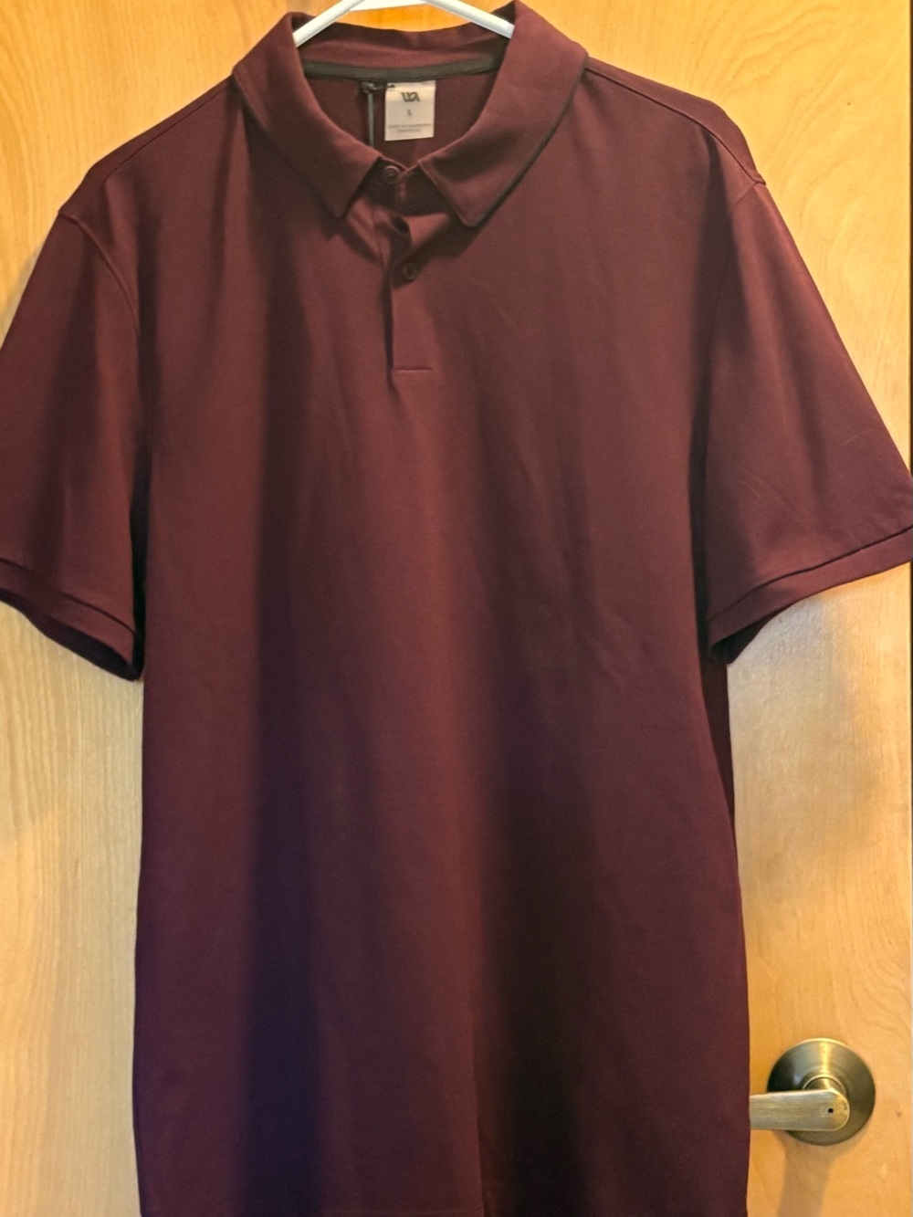 VRST -Men's golf Shirt - Burgundy